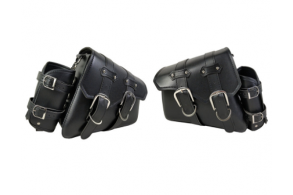 Leather side bags SW-1 X-scooters